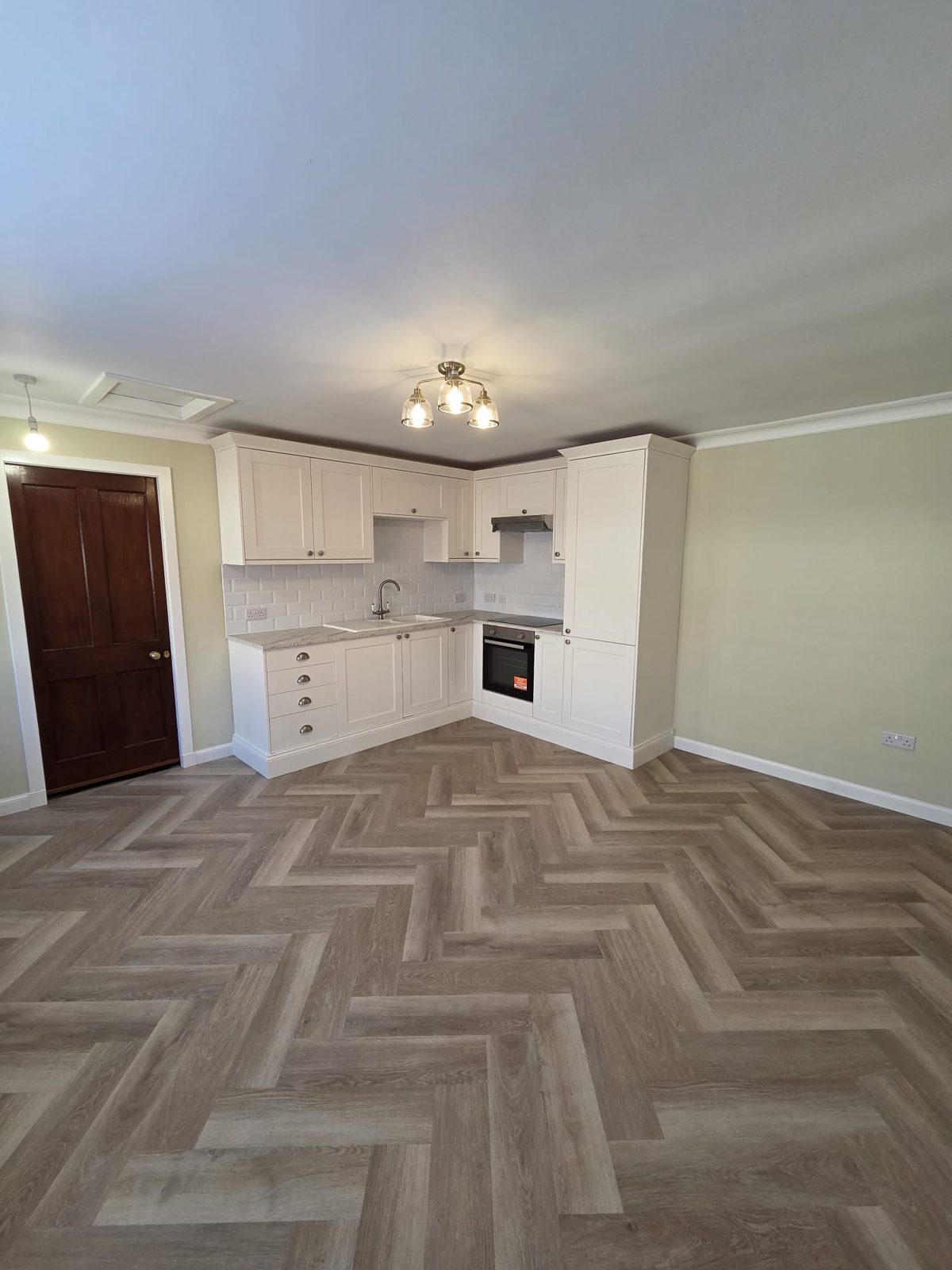 197 High Street, Newburgh, Cupar KY14 6DY — open-plan living and kitchen