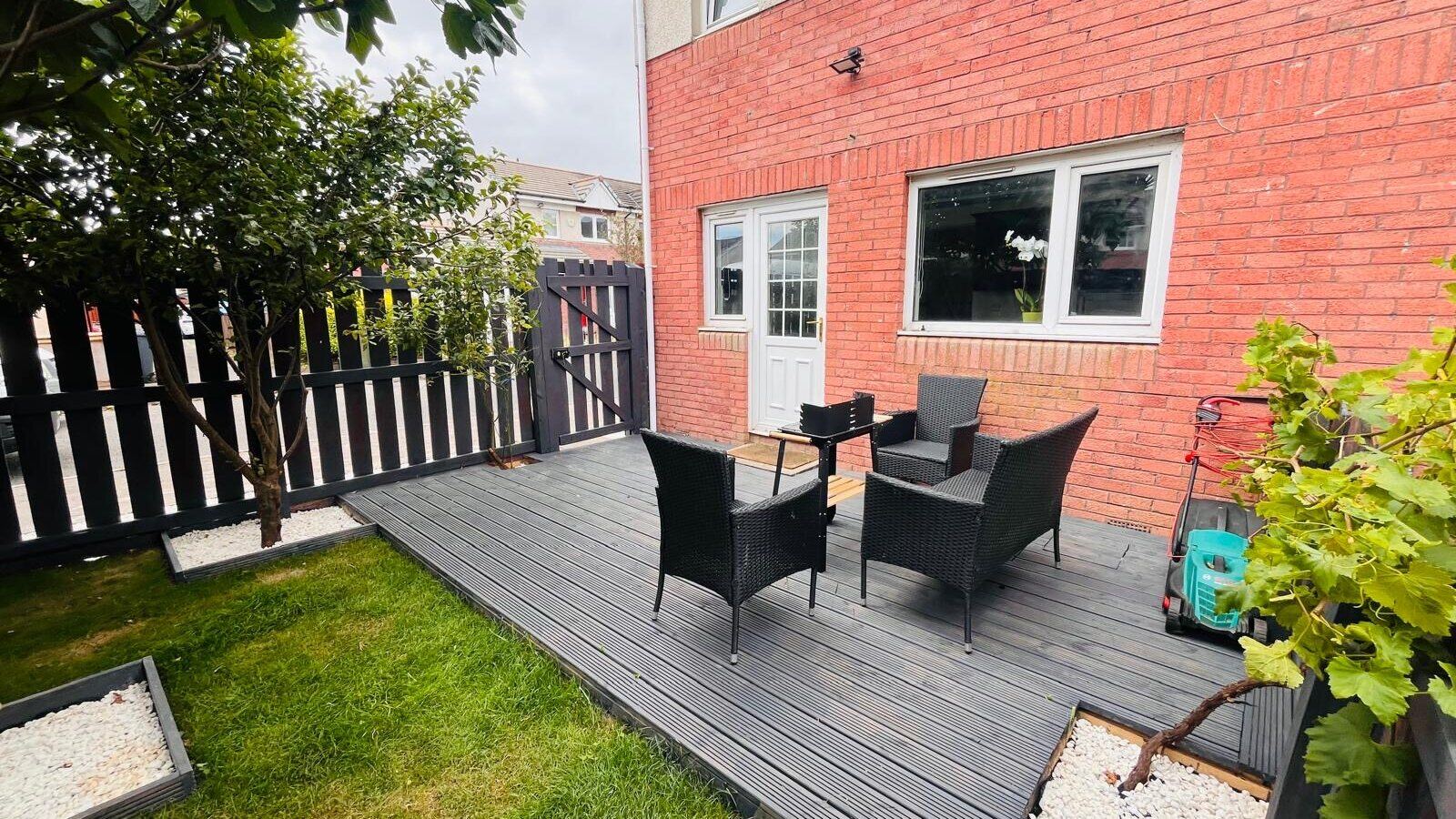 Rear garden